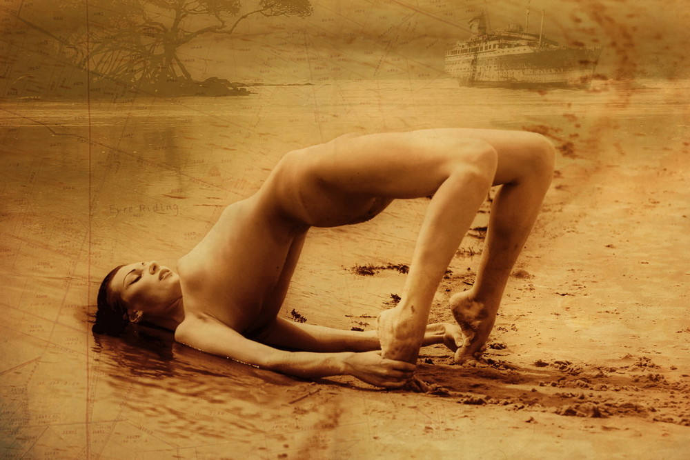 Anker in die Tiefen der müde geworfen