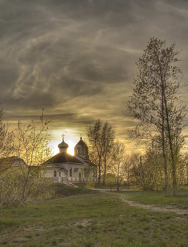 Gehen Sie in die Kirche