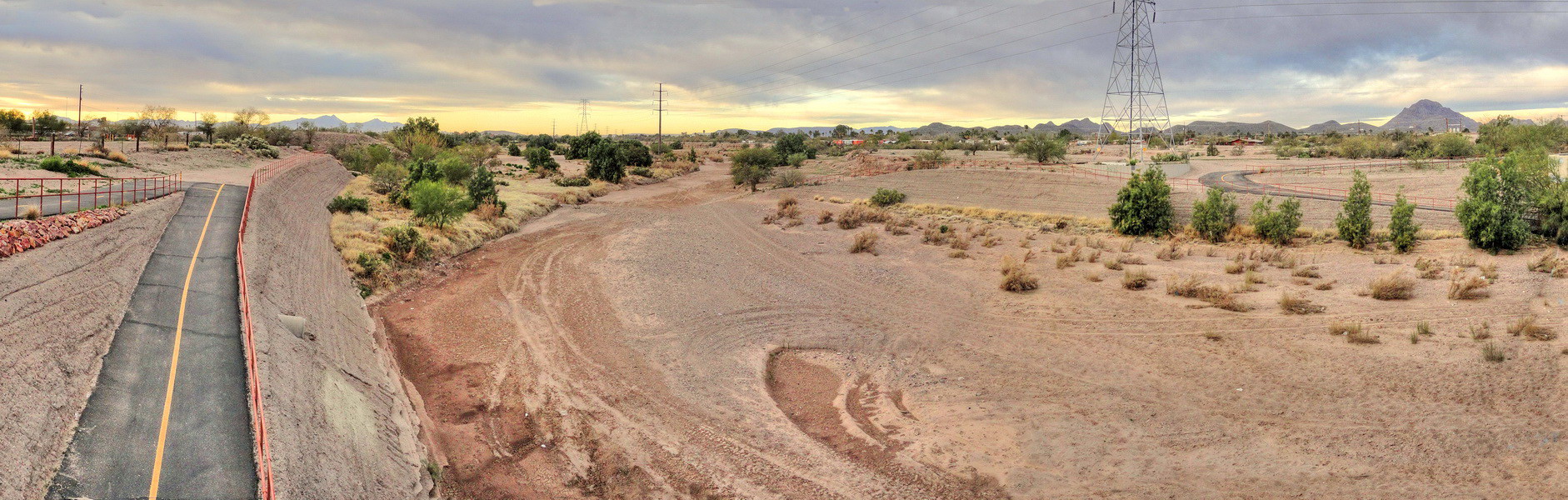 Der große Fluss von Santa Cruz