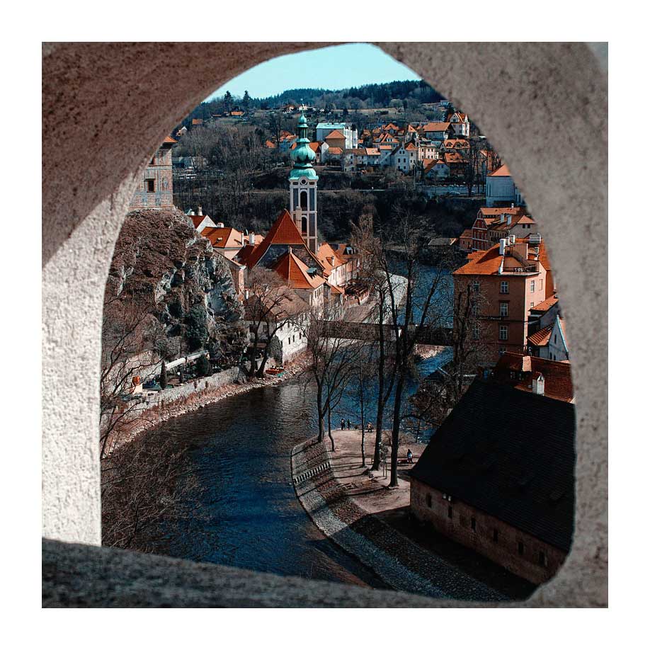 Eine andere Ansicht von Krumau