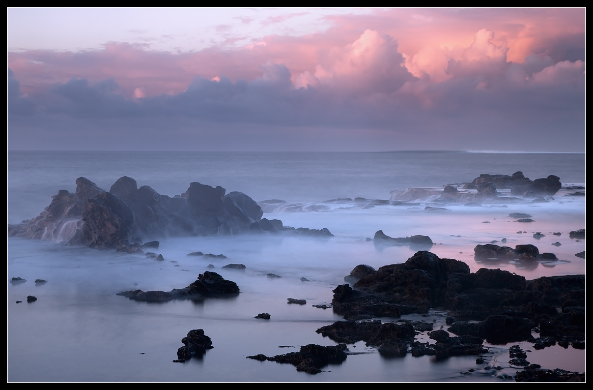 Morgen ... der Pazifische Ozean ....