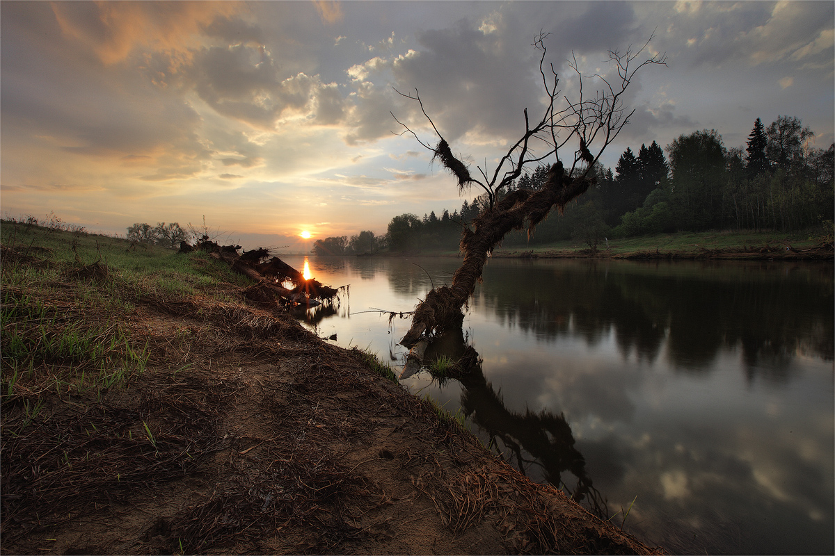 Morgen auf dem Fluss