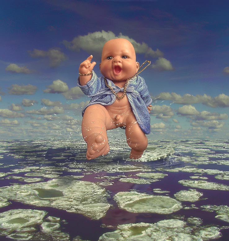 Entspringen nicht das Gesicht einer Frau