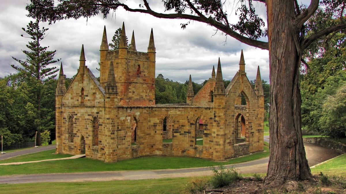 Ruinen der Kirche von Port Arthur