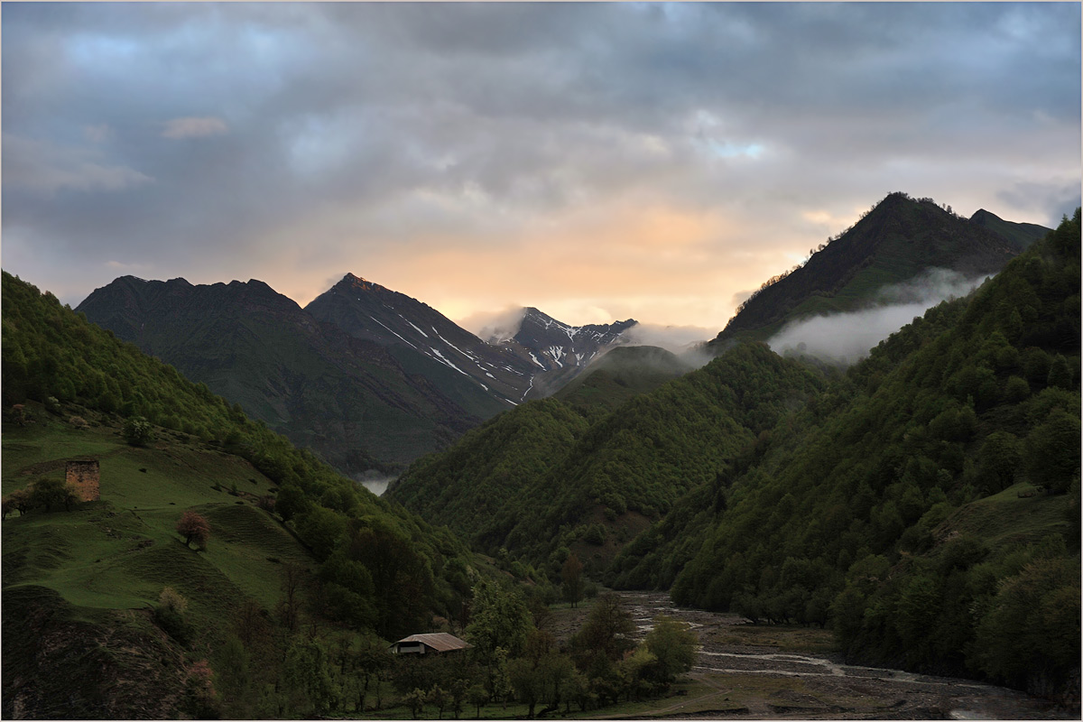 Morgen in den Bergen