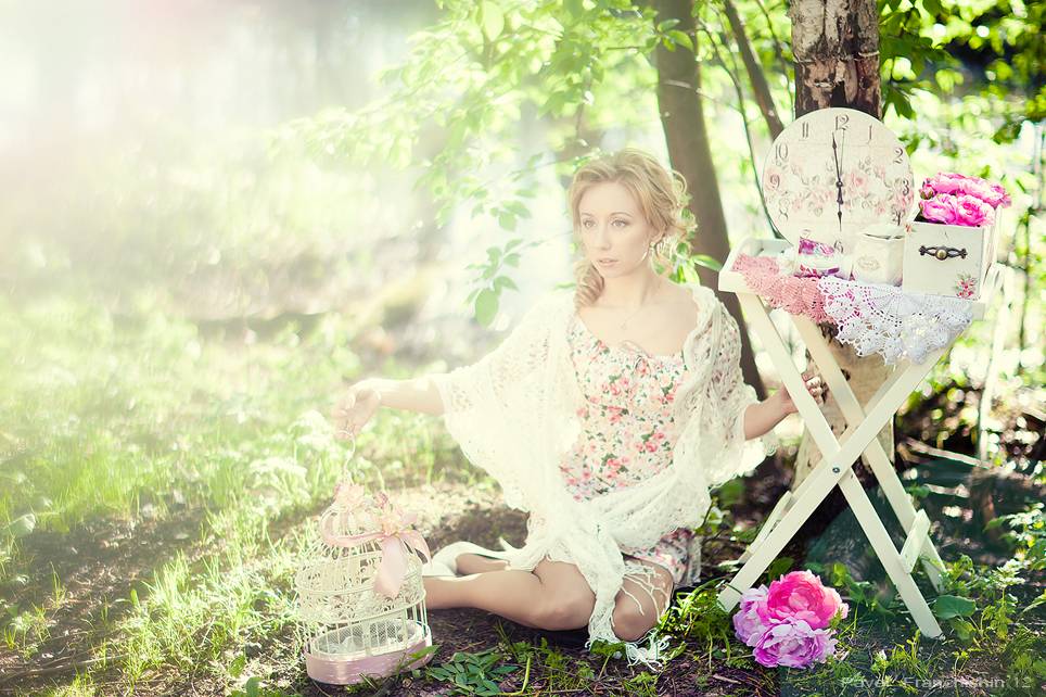 Ein Mädchen mit einer Zelle!