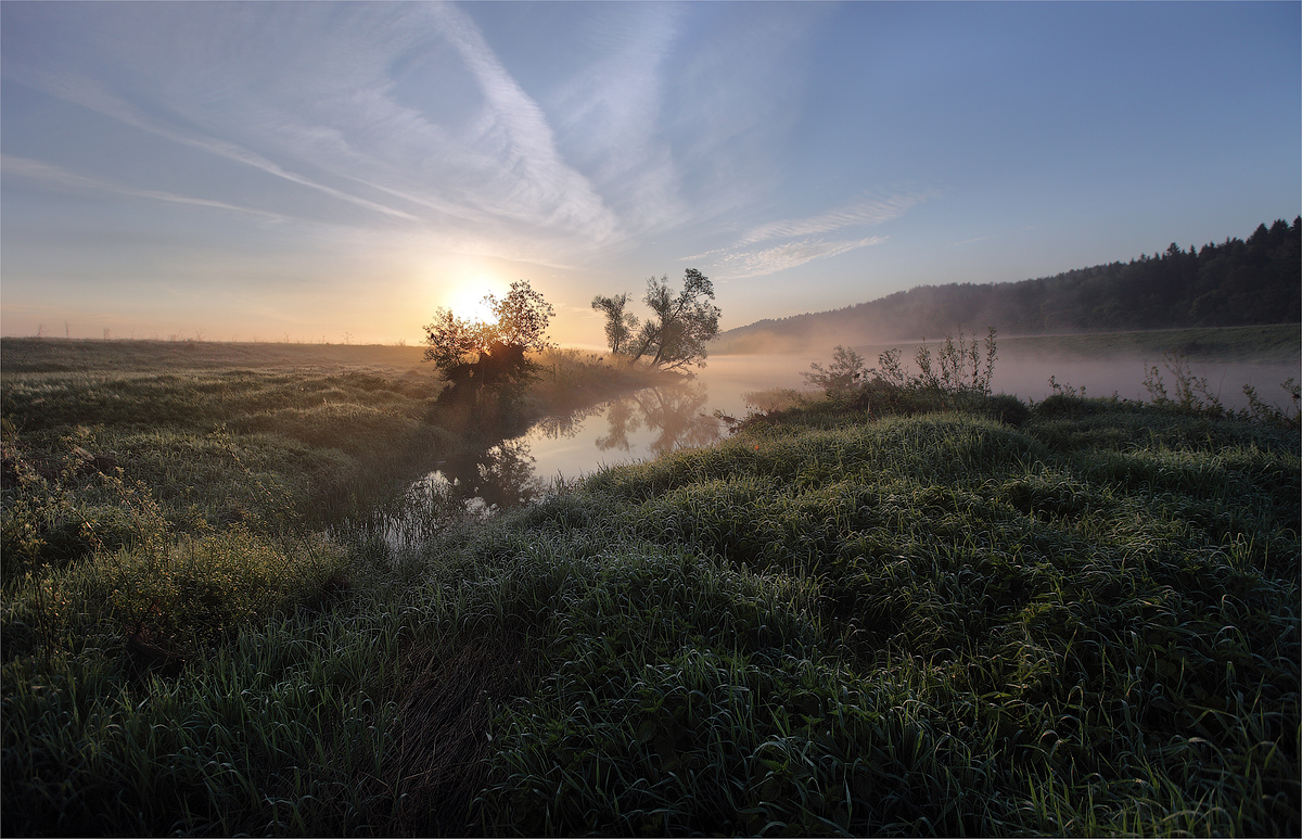 Morgen auf dem Fluss