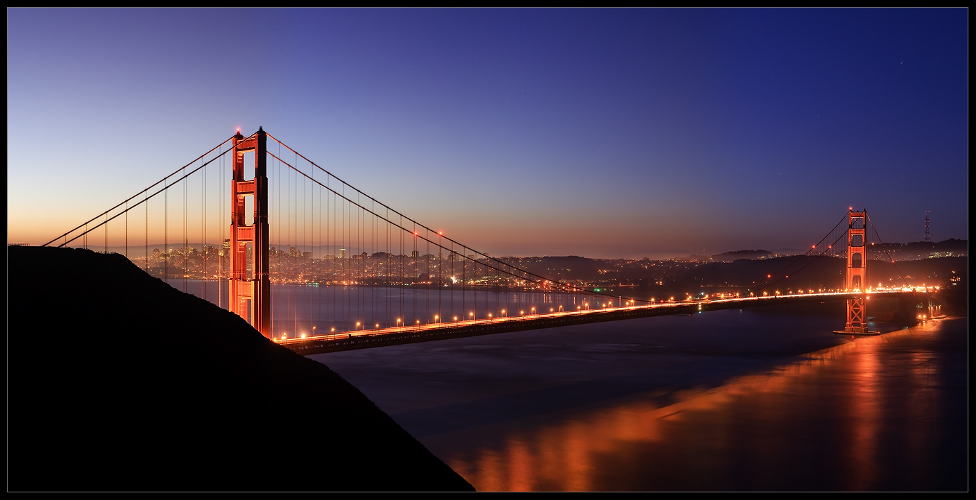 Morgen an der Golden Gate