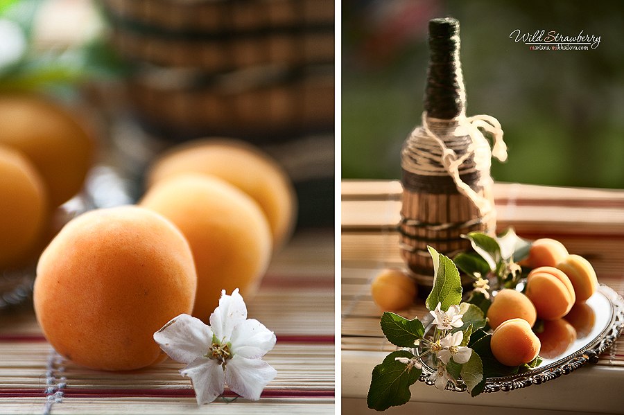 Aprikosen und eine Flasche Rum =)