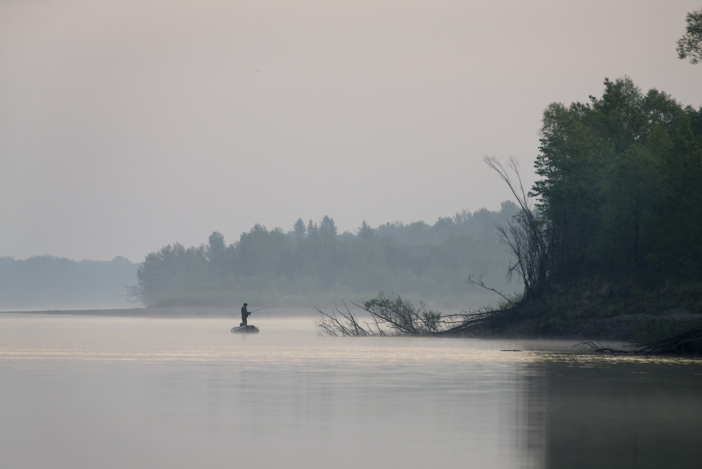 Am frühen Morgen ...