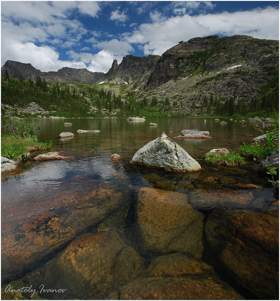 Stones Rainbow Lake