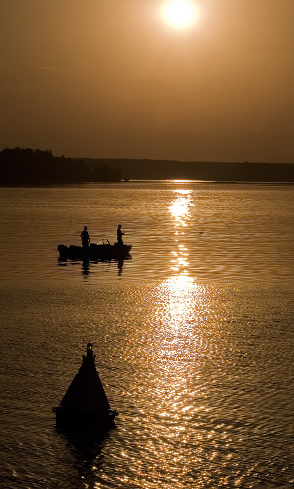 Wir sind auf dem Boot segeln ...