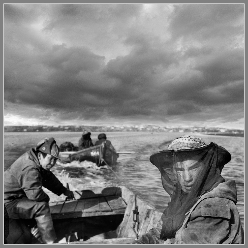 Angeln auf dem Indigirka.