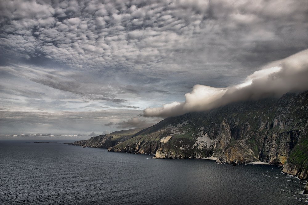 Wolke verbrachte die Nacht ......