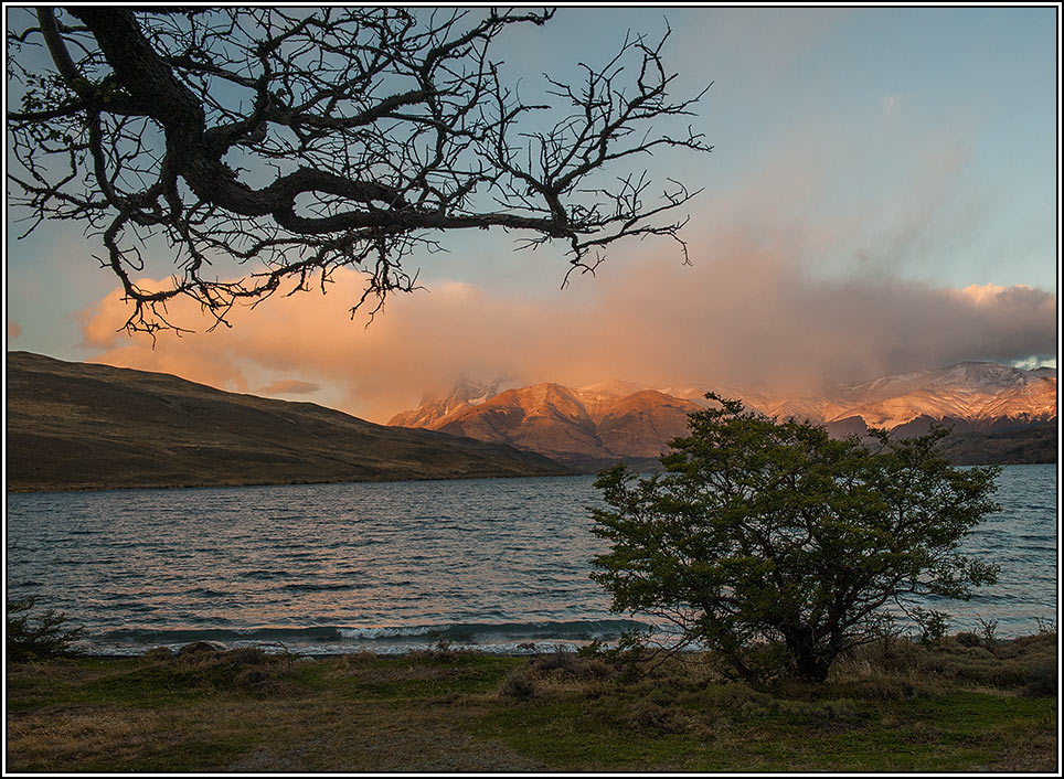 Lago Azul. Erster Schnee
