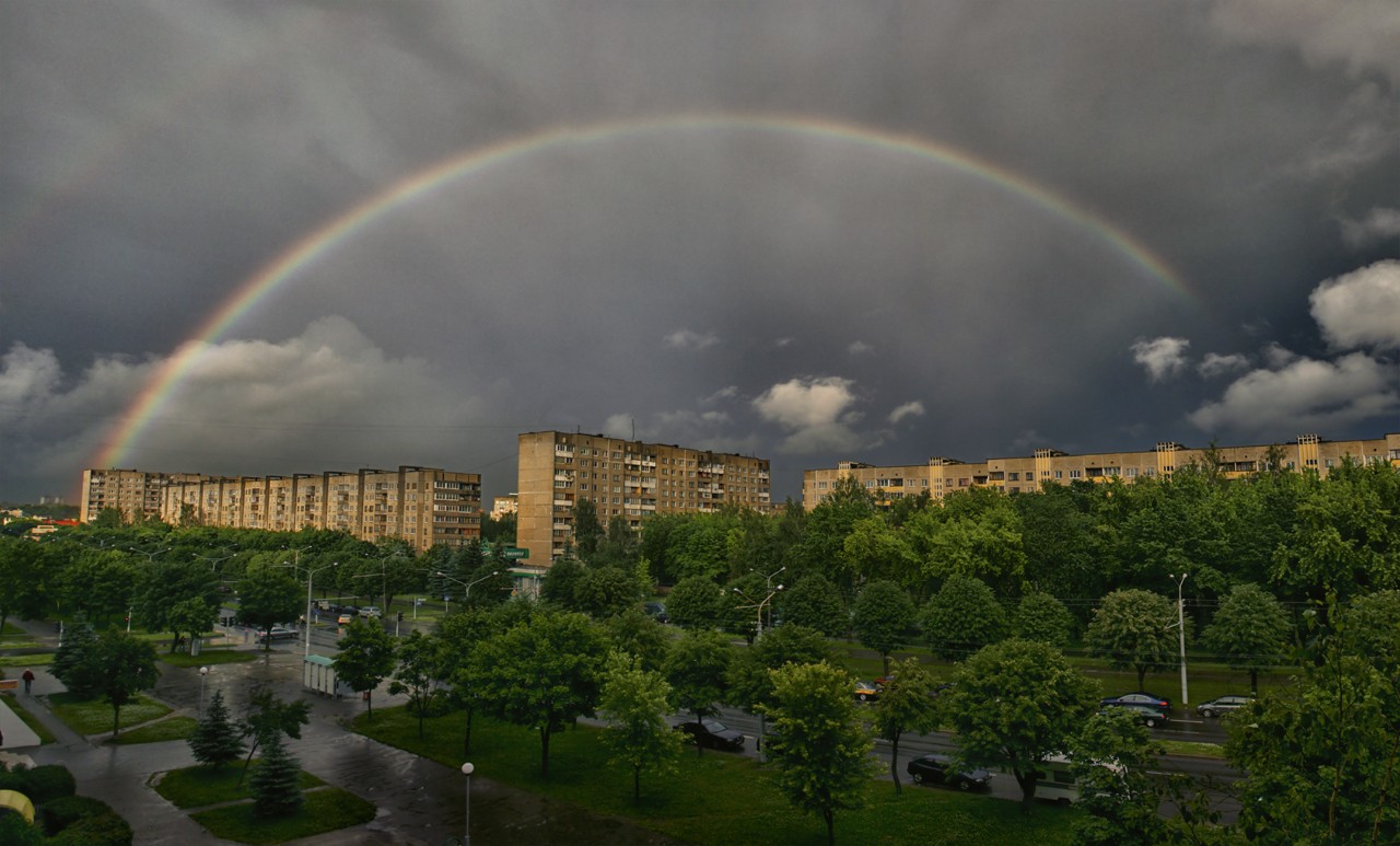 Rainy Regenbogen Minsk