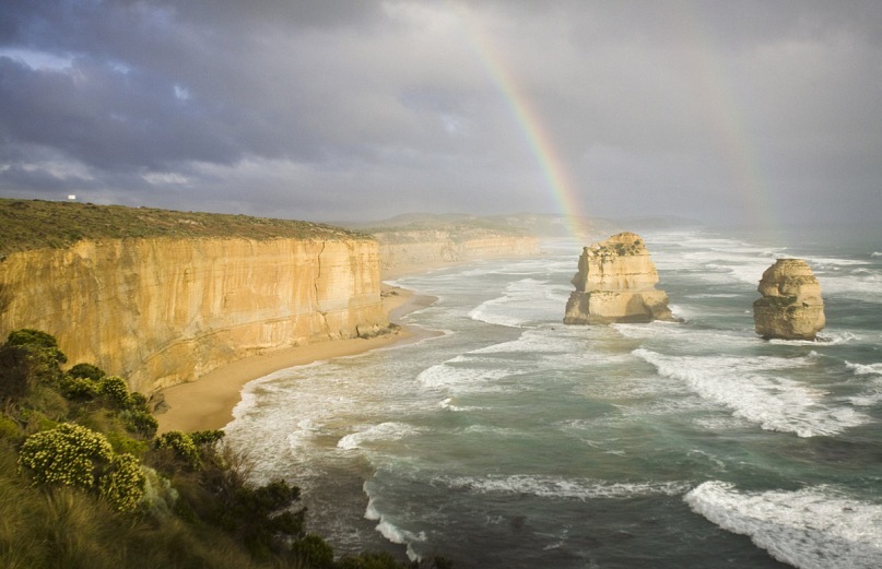 Unmittelbar nach der regen ...