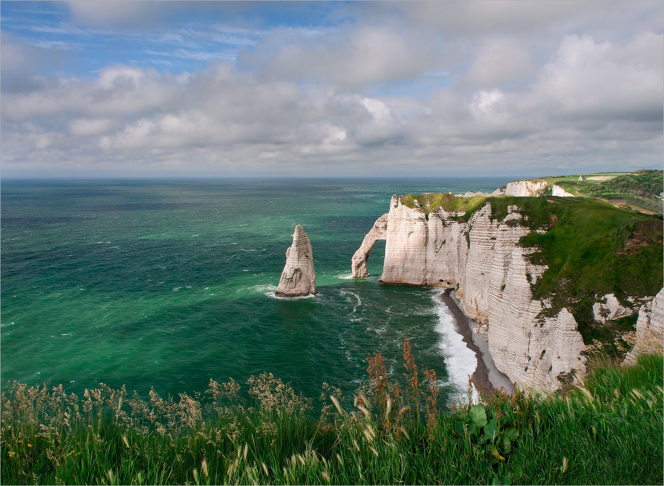 Auf den steilen Ufern