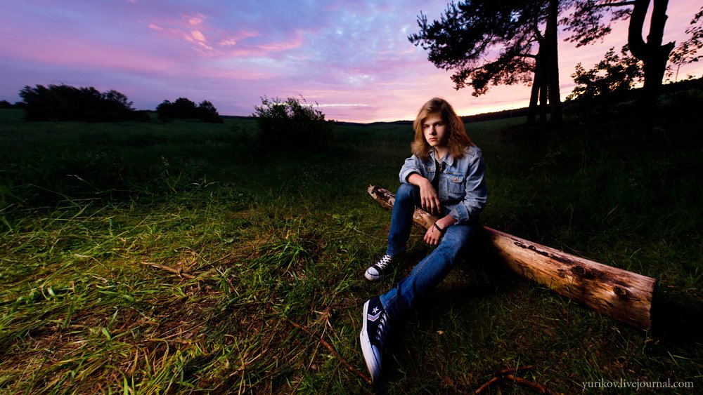 Dima, Sonnenuntergang Porträts