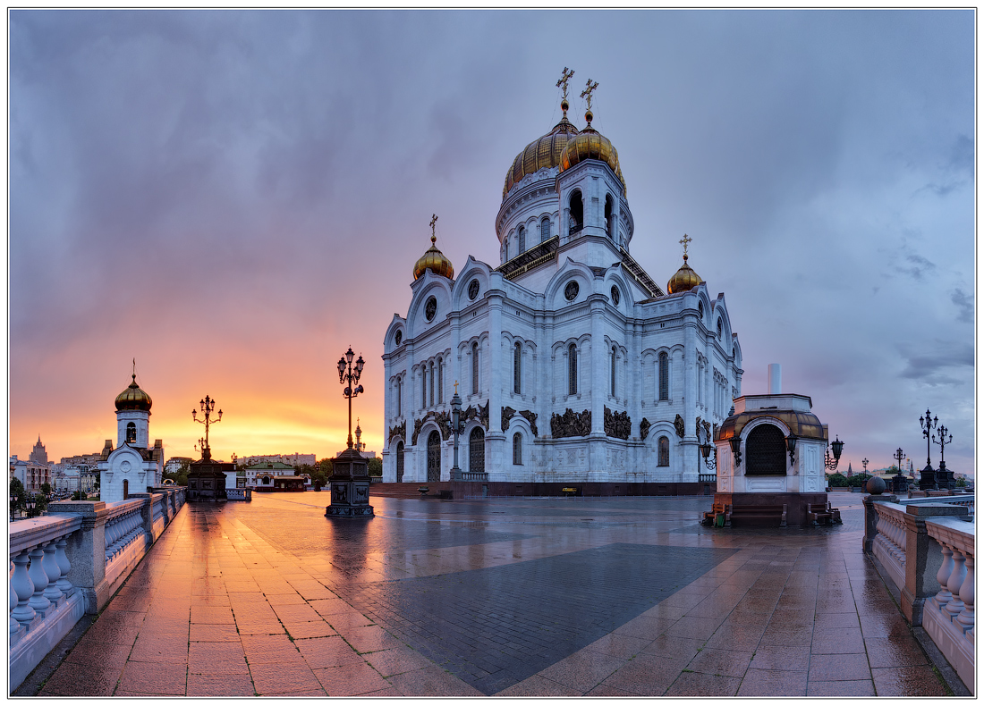 Die Geschichte eines poslegrozovogo Sonnenuntergang (Foto ein)