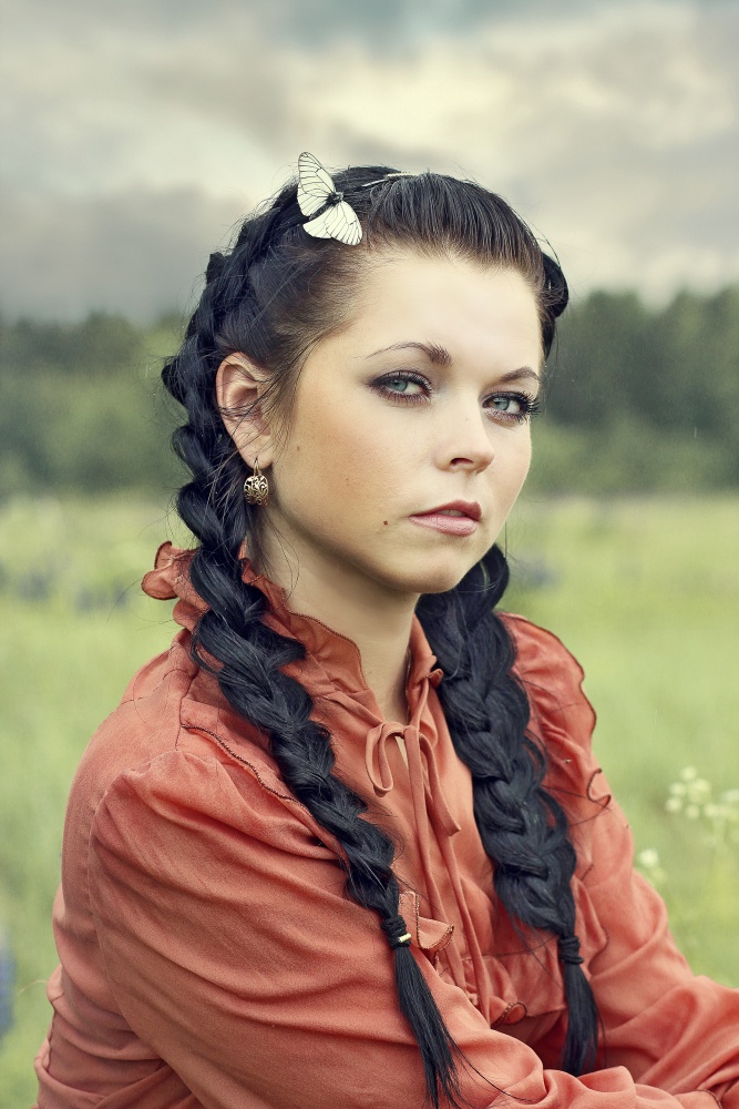 Katja und der Schmetterling ...