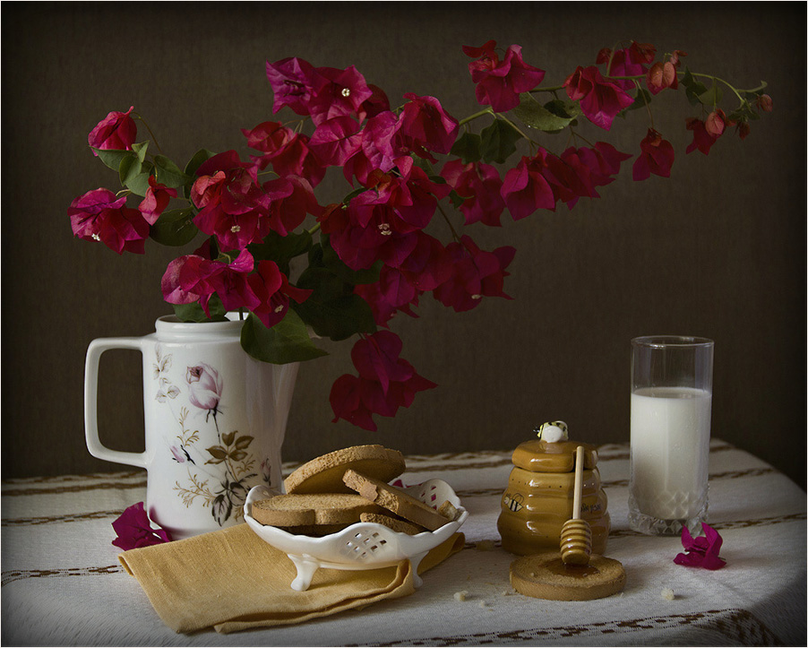 Milch, Toast und Nektar ...