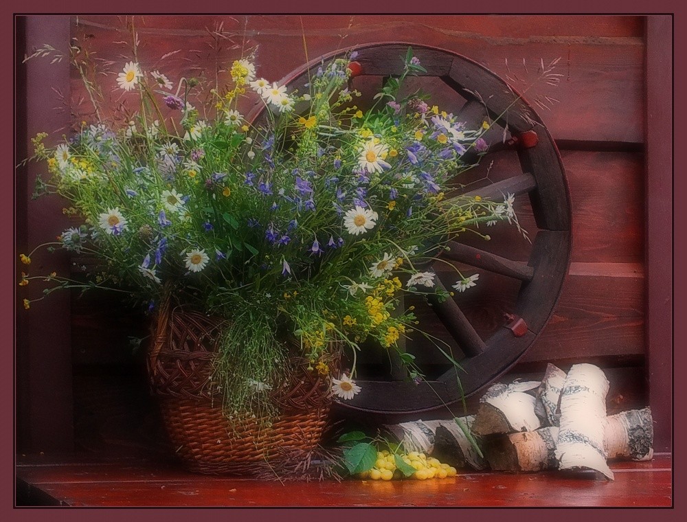 Stillleben mit Wild Flowers