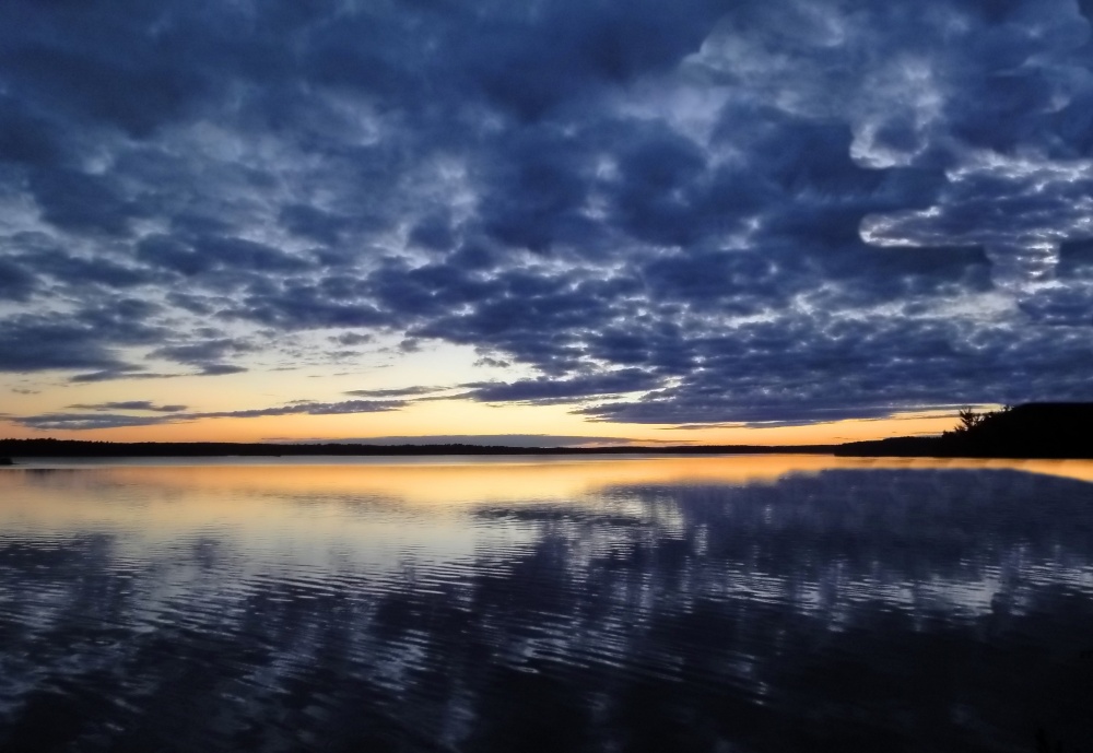 Karelischen Sonnenuntergänge
