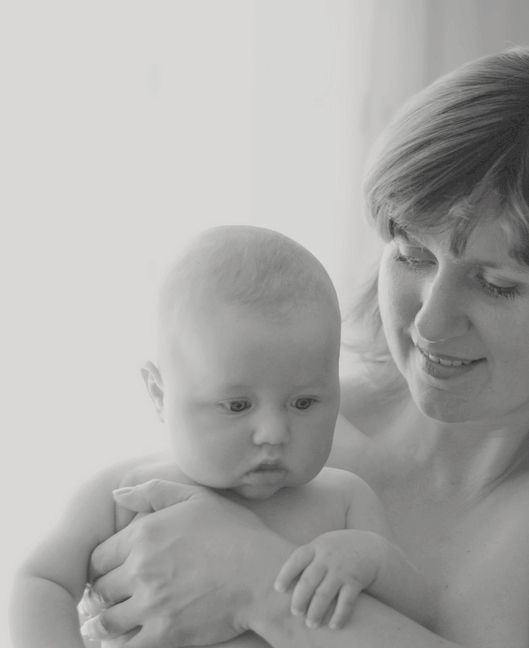 in der Mutter Hände