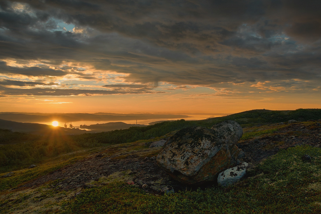Als die Sonne im Meer versank