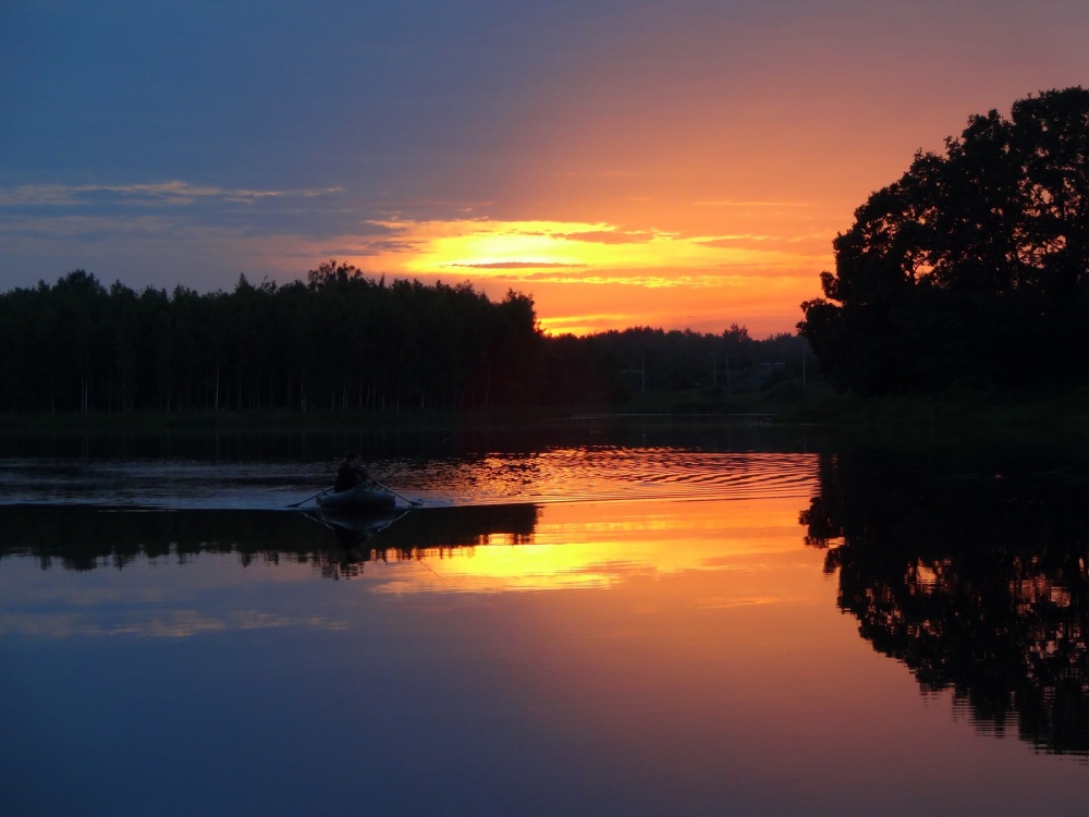 Spektakulärer Sonnenuntergang