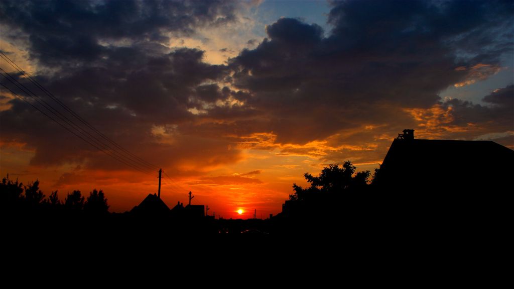 Sommer Sonnenuntergang ....