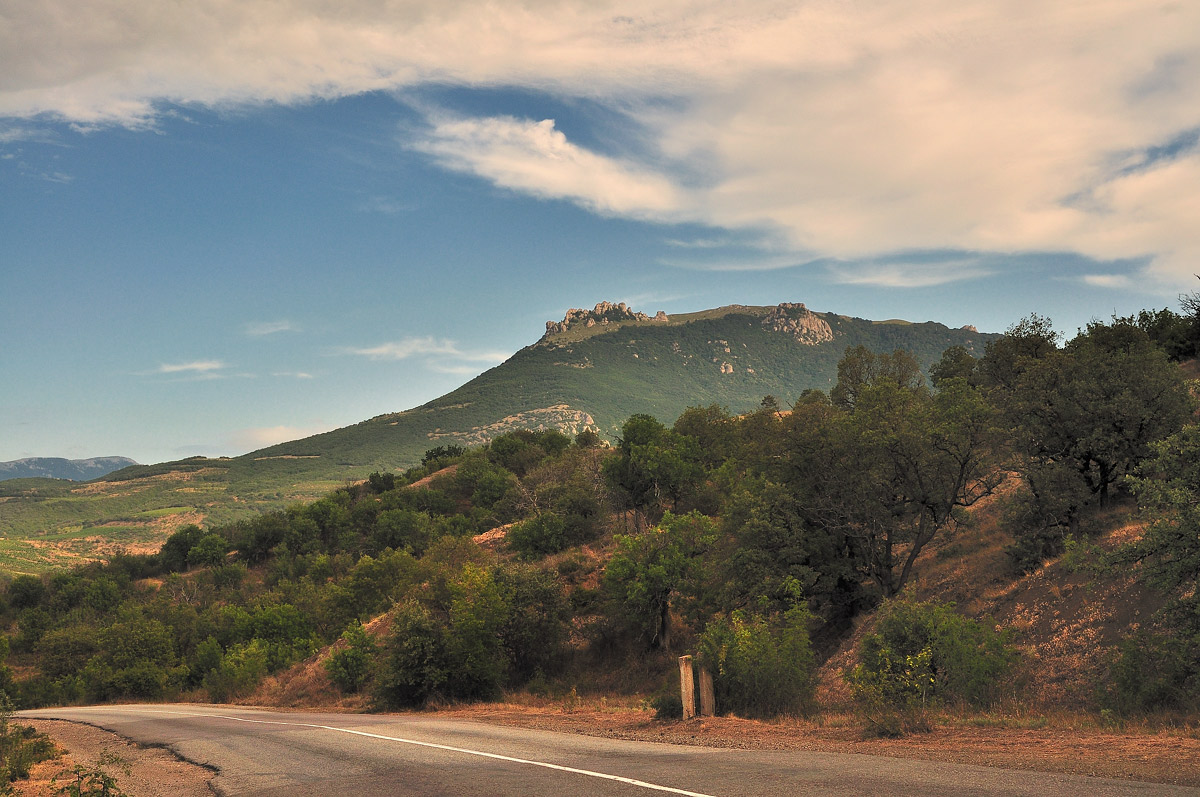 In den Straßen der Krim.