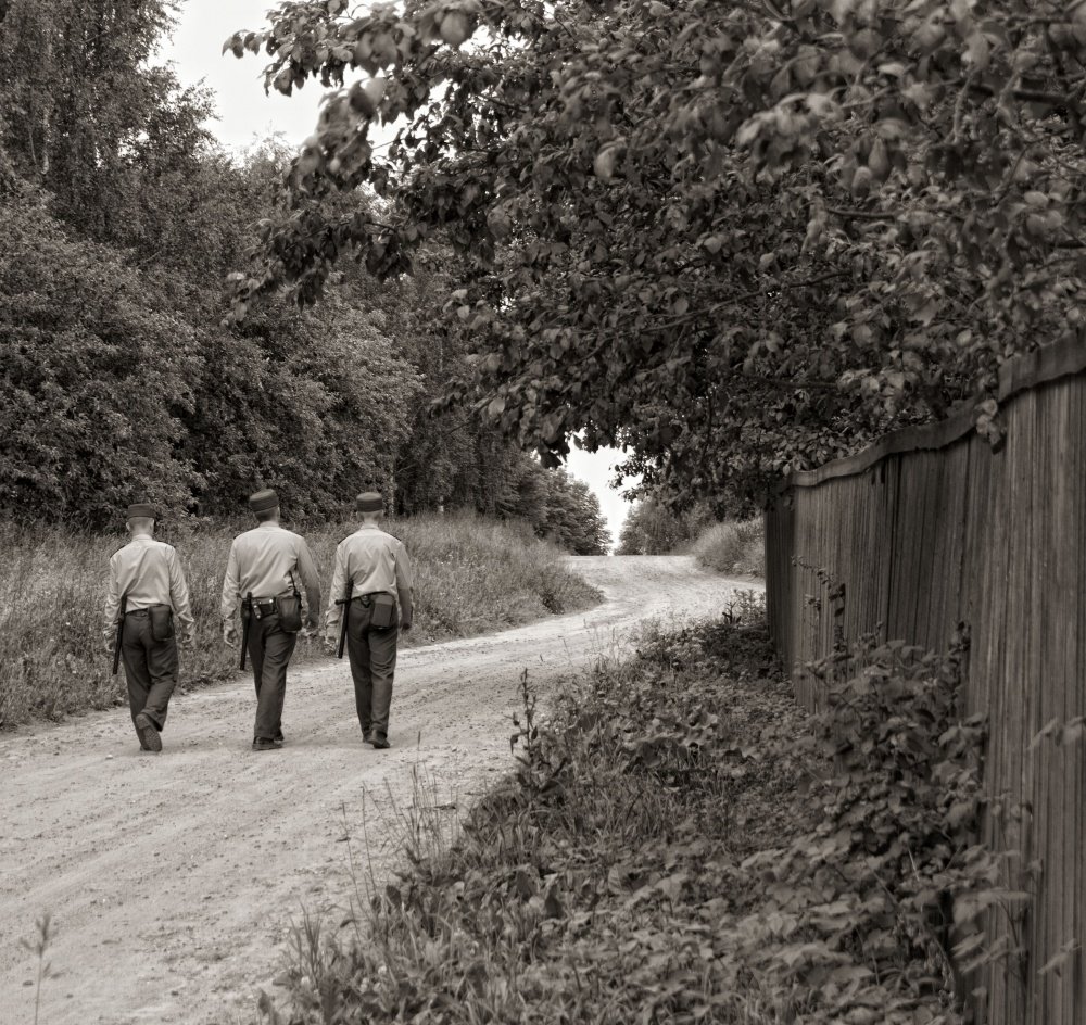 Serviert drei Freunde ...