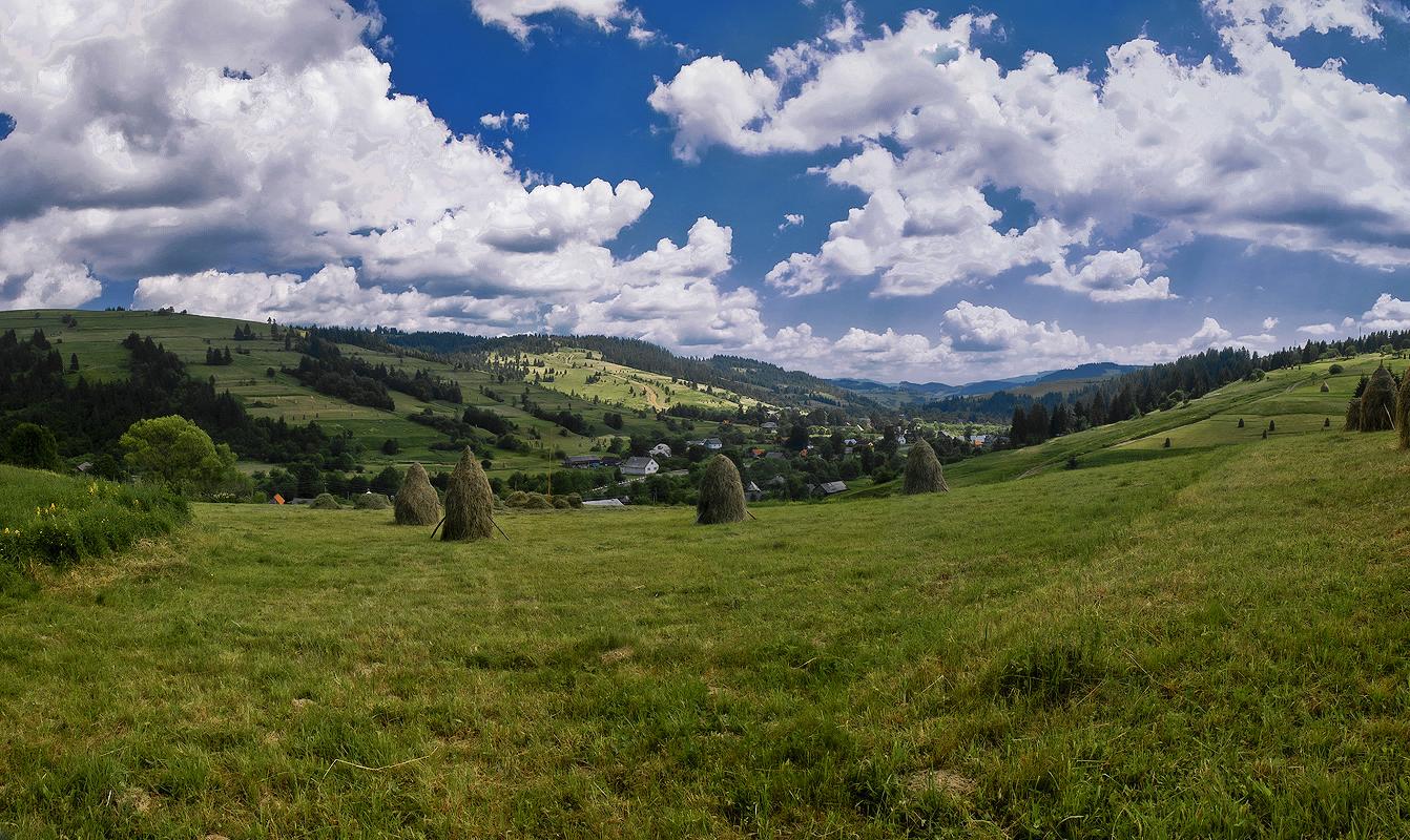 Karpaten-Landschaft ....