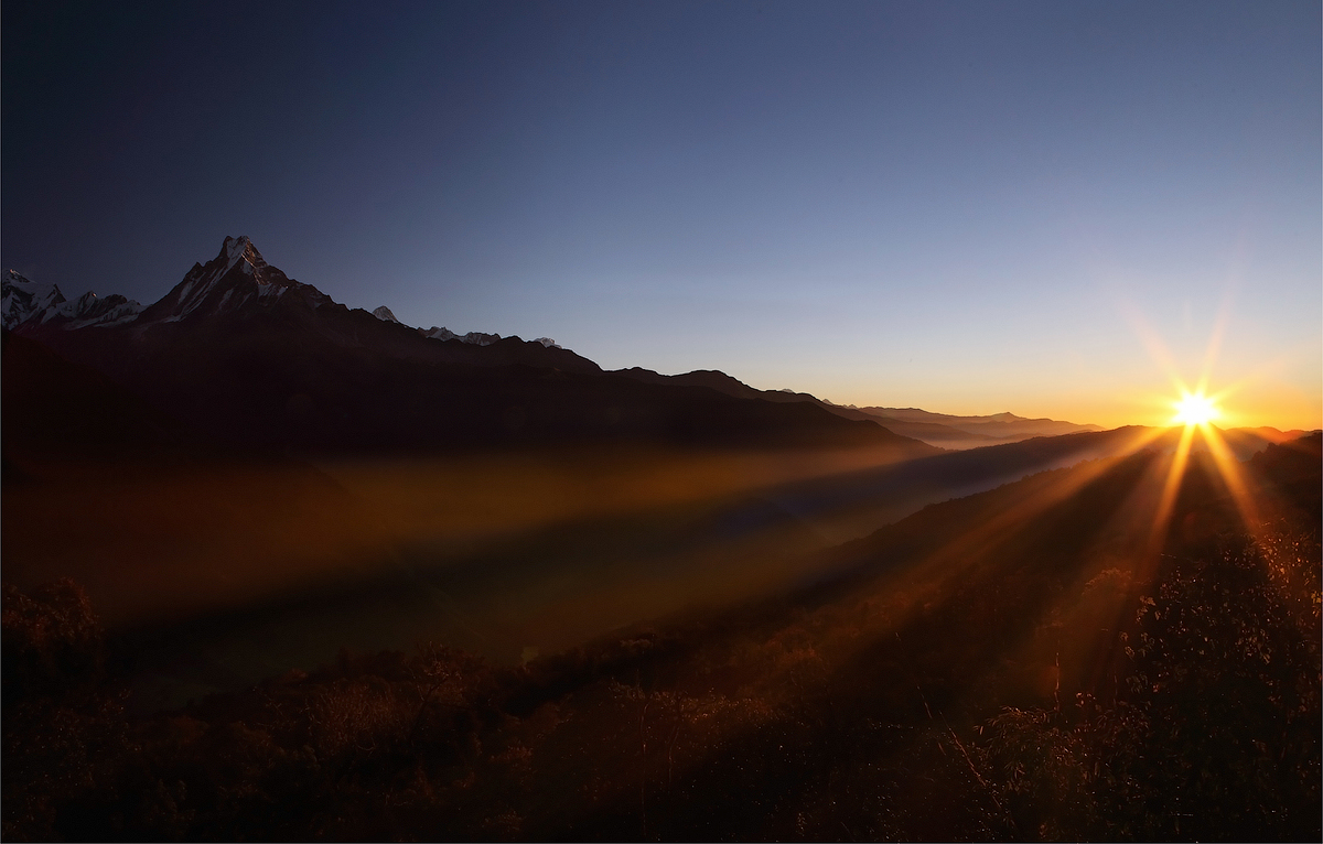 Morgen in den Bergen