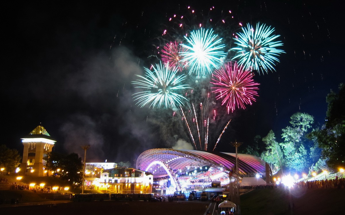 Kornblumen slawischen Basar im Jahr 2012