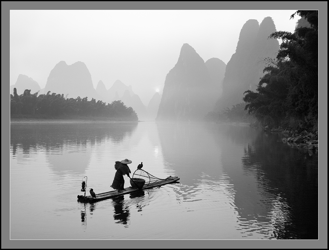 A quiet splash Paddel .....