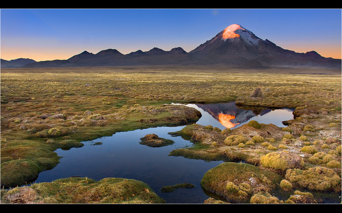 Die feurigen Augen der Vulkan ....