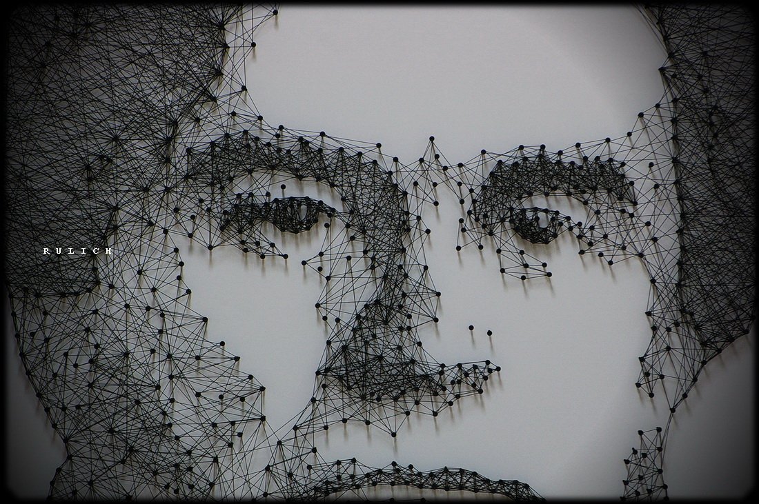 MA in weiß oder Auge bekannten Fremden