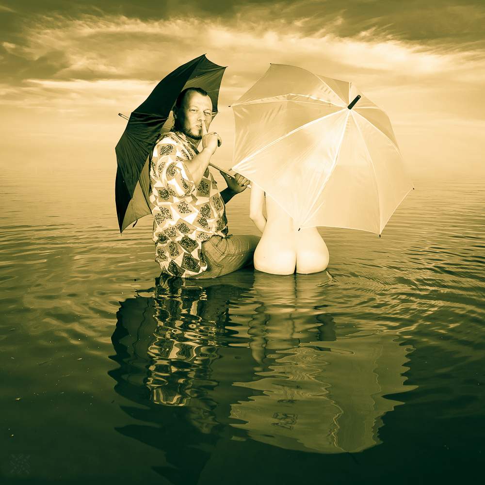 Self-Portrait in a Landscape