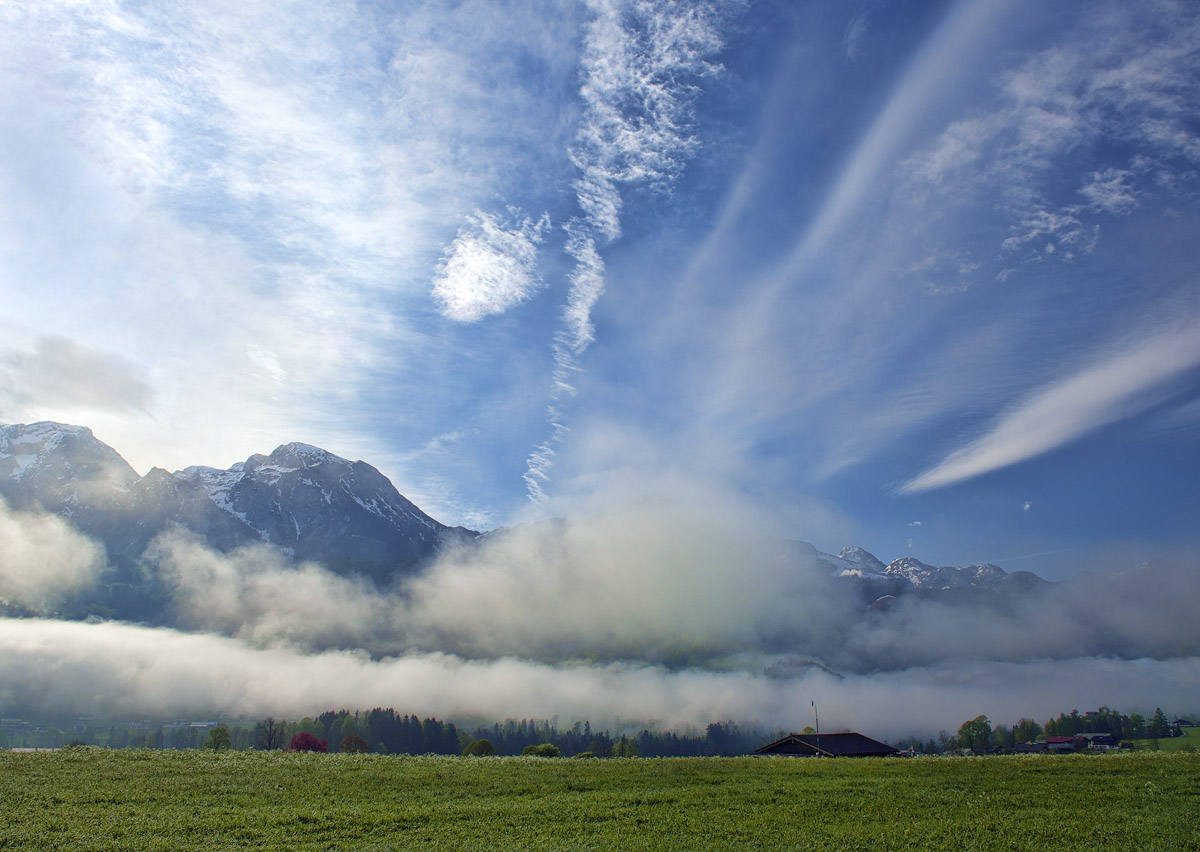 von Berge und Wolken