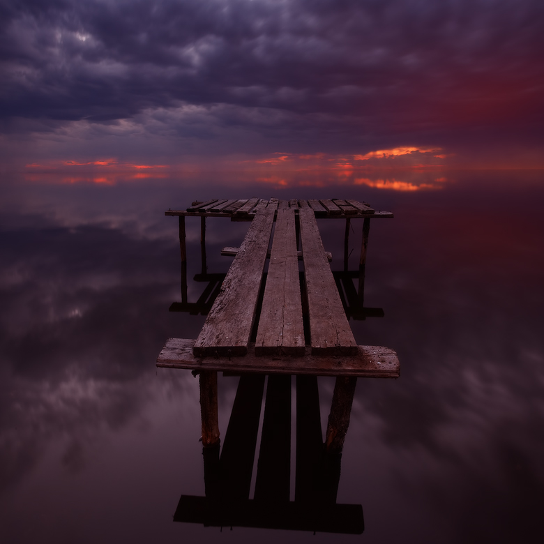 Floating Away in the Sunset