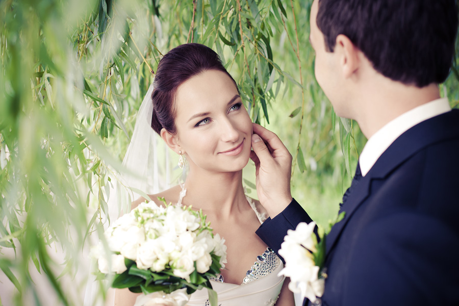 Braut und Bräutigam