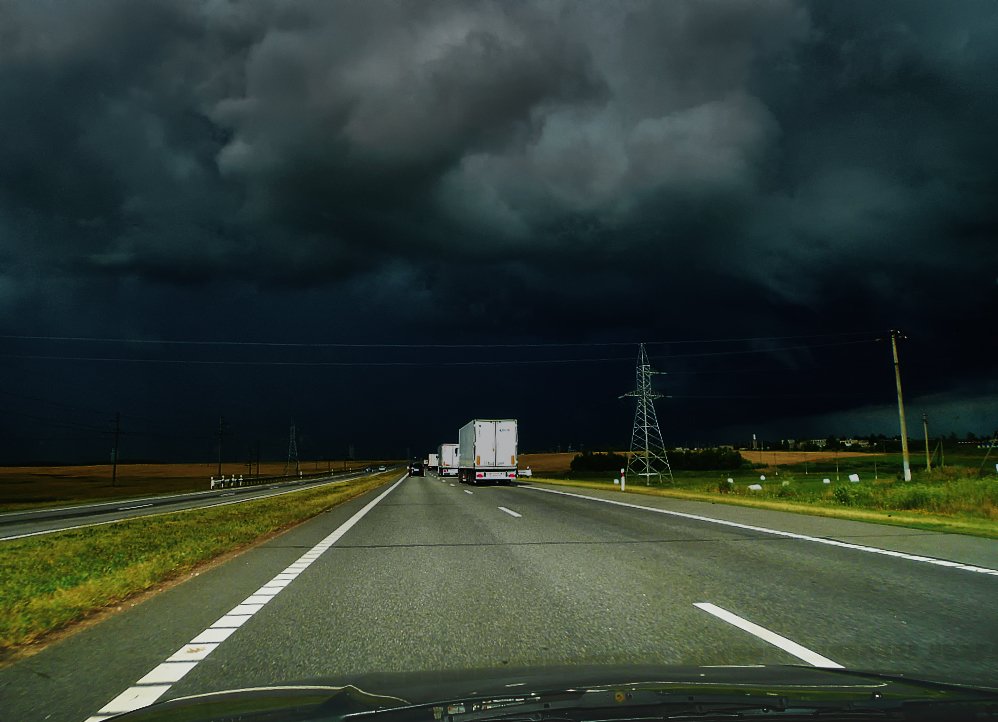 aufholen einen Sturm ....