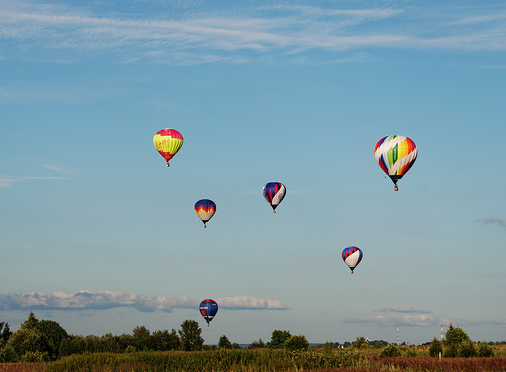 Und ... der Ball fliegt ...