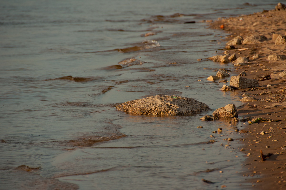 Sonnenuntergang an der Wolga