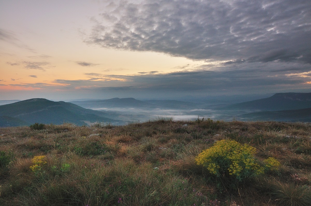 30 Minuten vor Sonnenaufgang ....