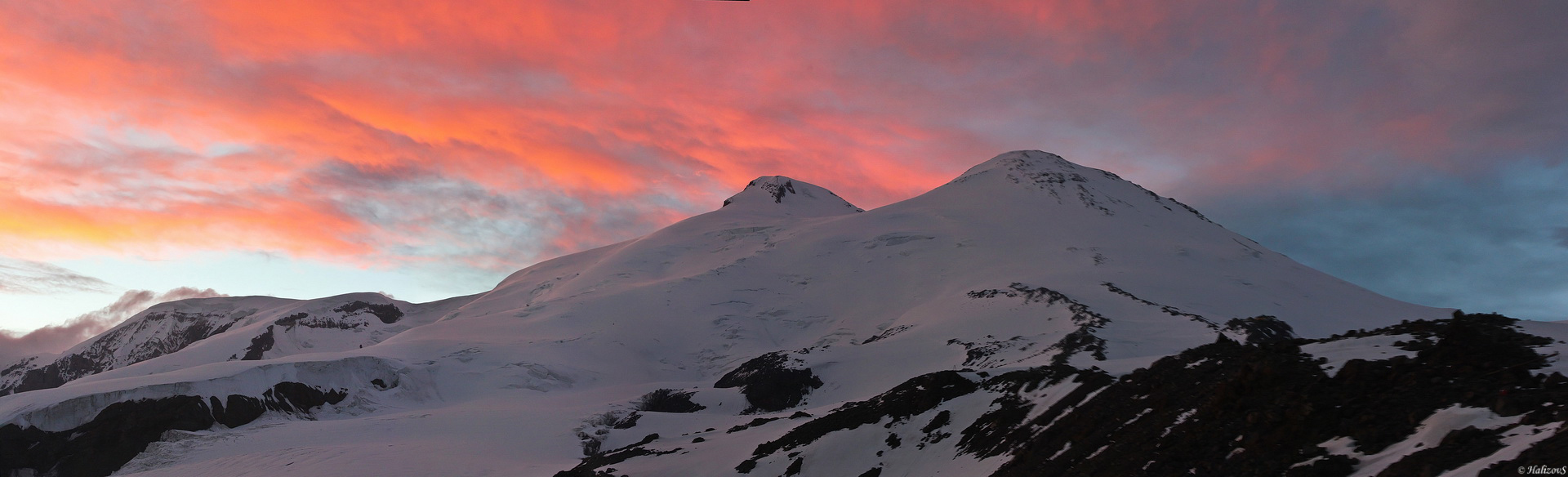 Sonnenuntergang am Elbrus