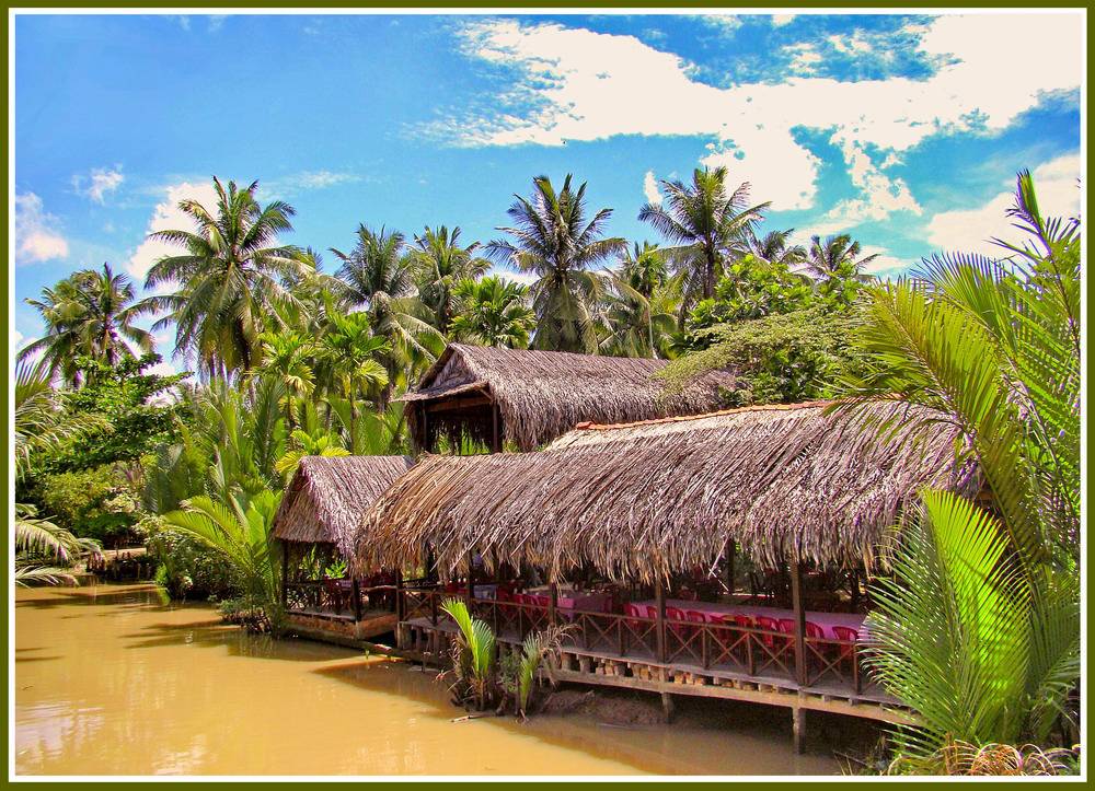 Restaurant auf der Insel des Einhorns